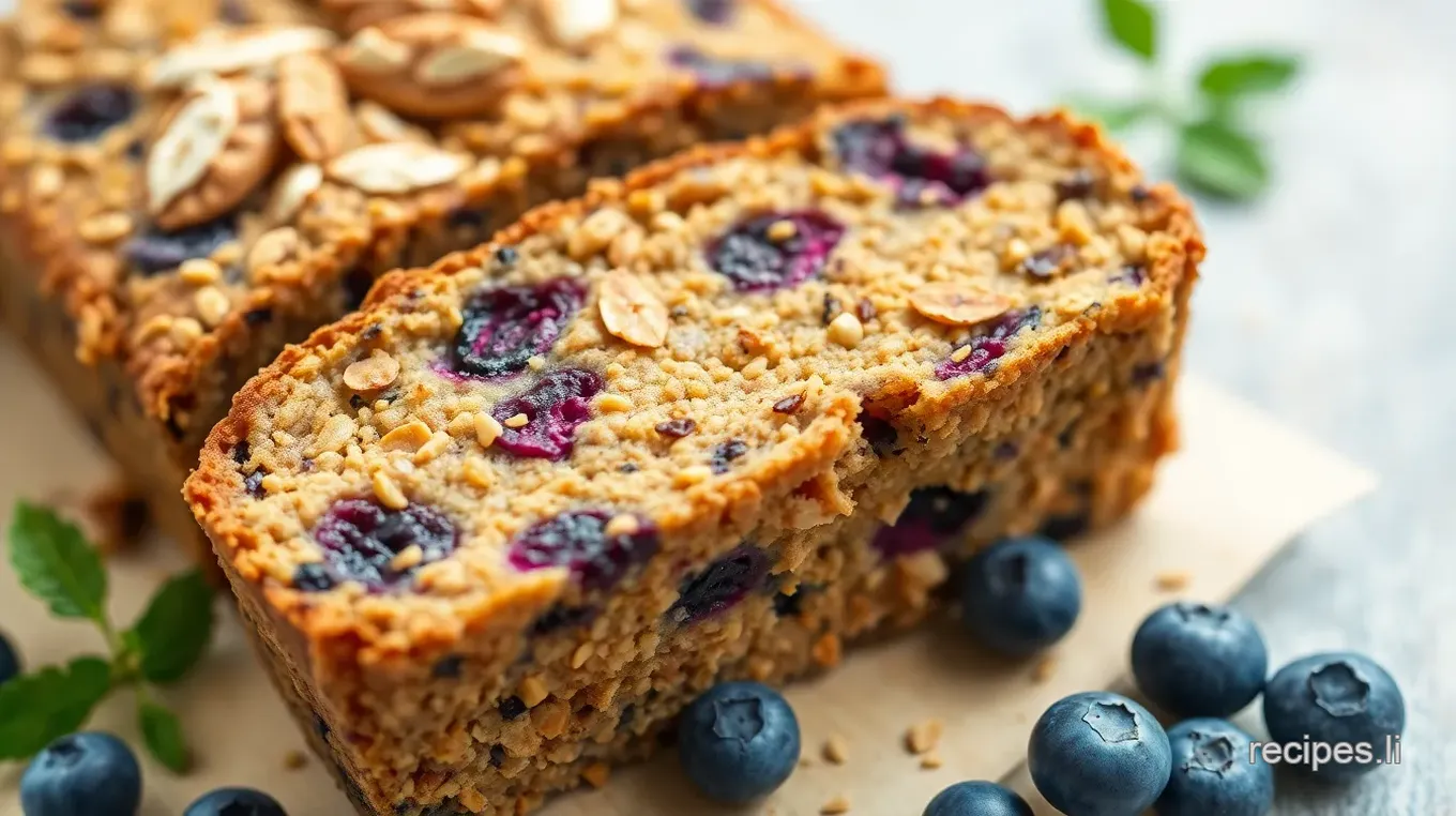 Blueberry Lentil Bread Recipe