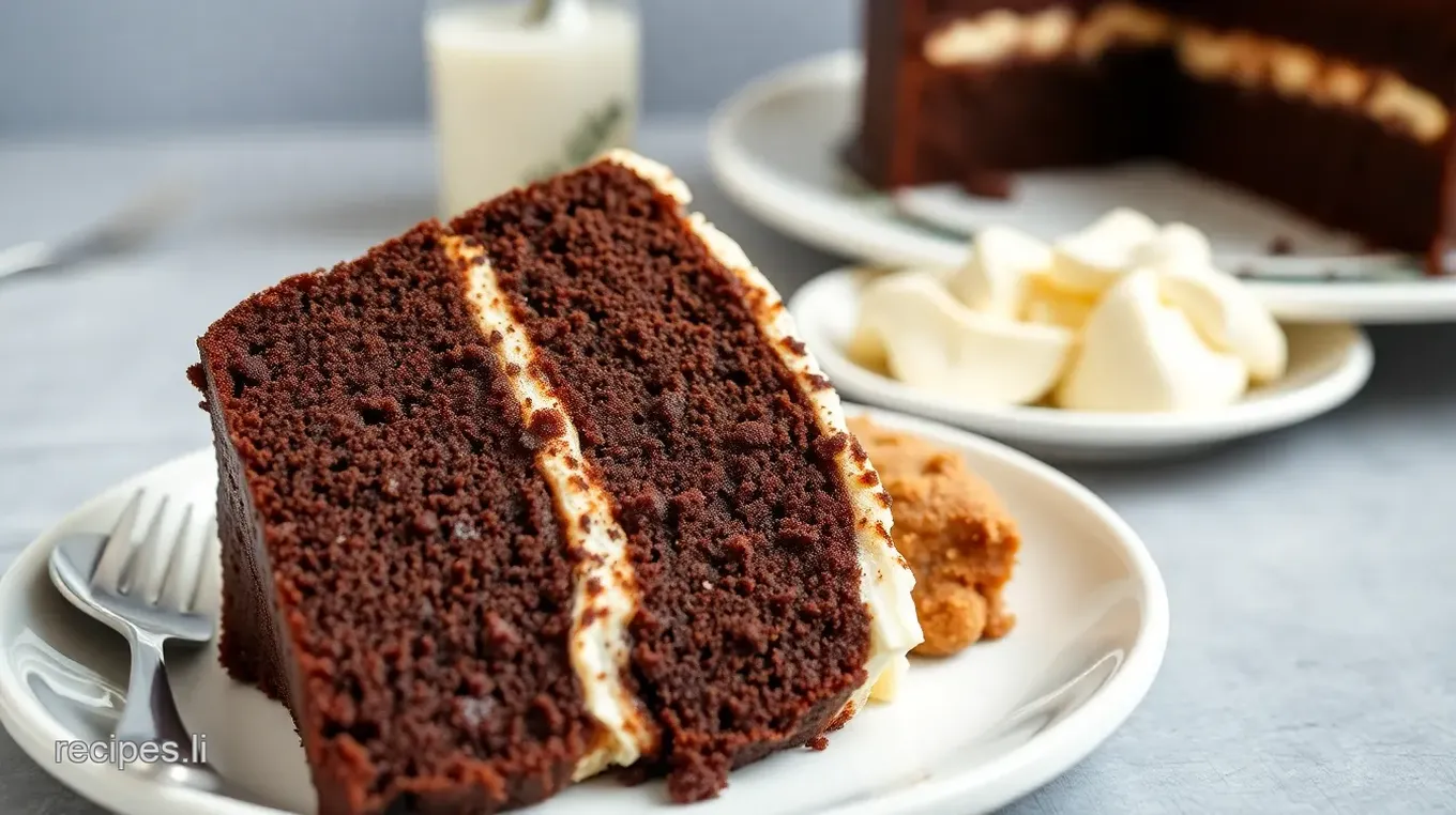 Classic 1920s Chocolate Layer Cake