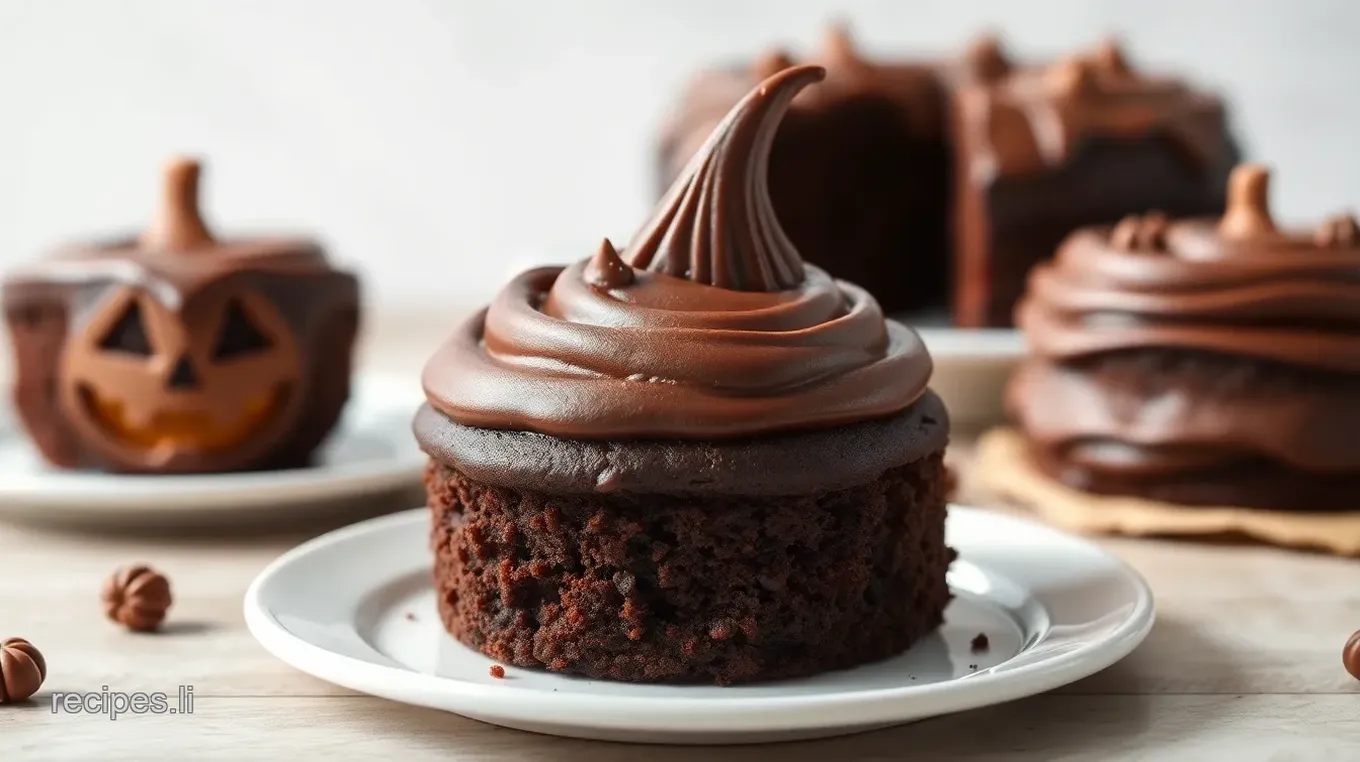 Spooktacular Chocolate Cake for Halloween