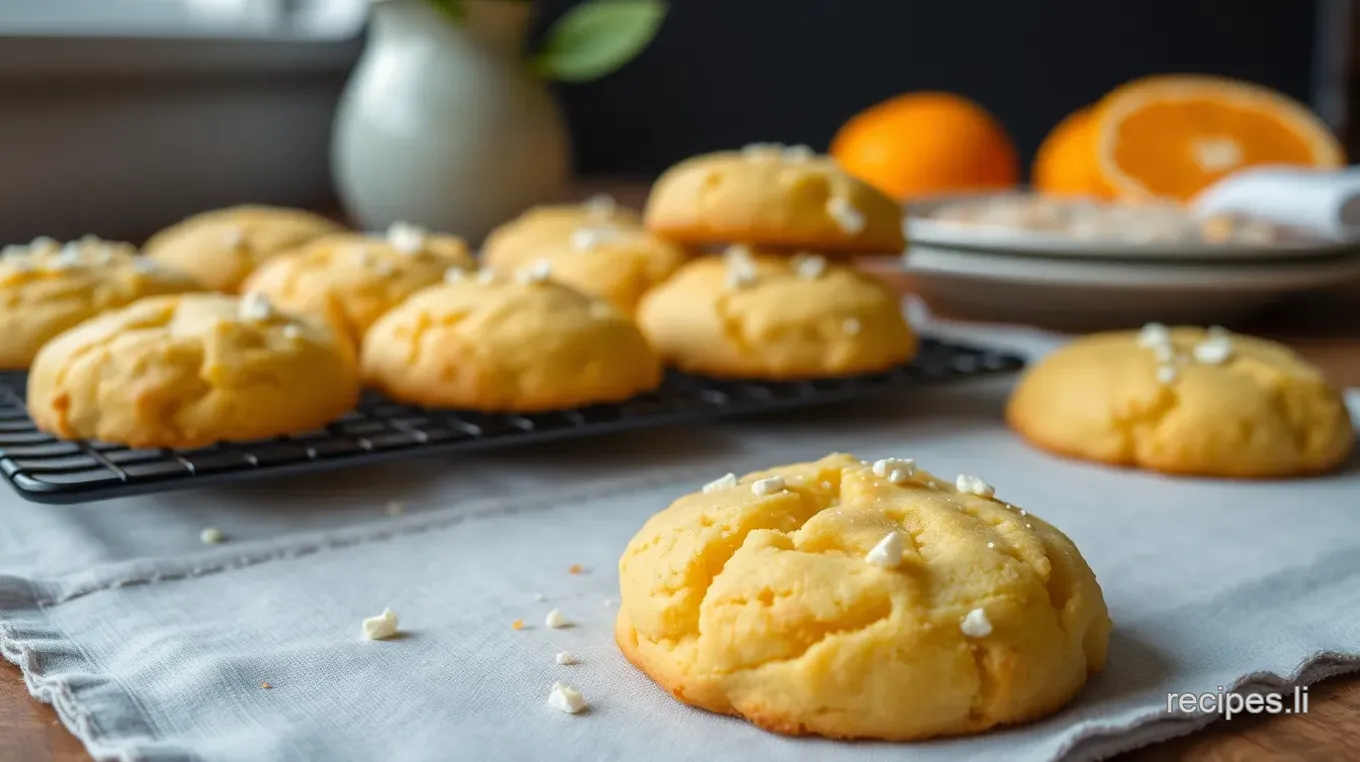 Orange Cranberry Ricotta Cookies