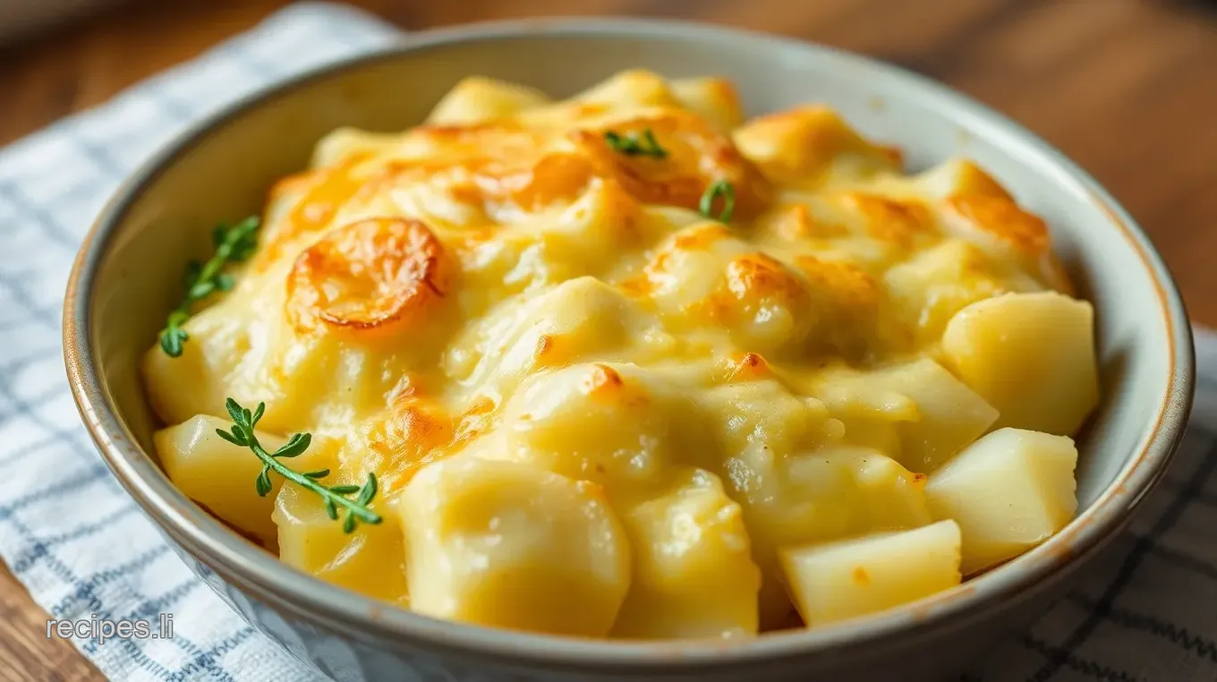 Cheesy Scalloped Potatoes Delight