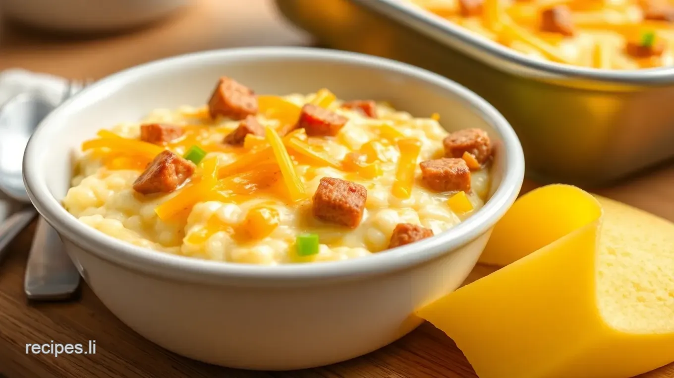 Southern Breakfast Grits Casserole