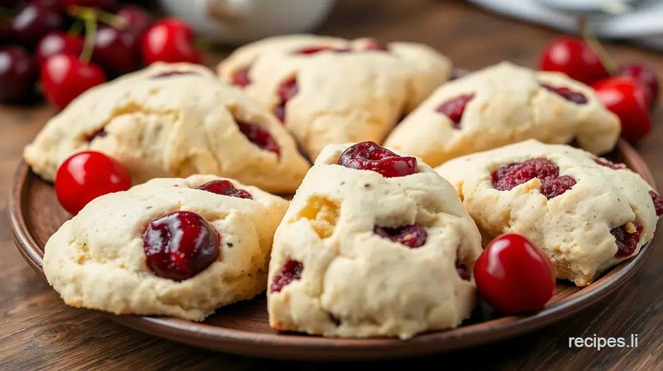 Baking Cherry Scones