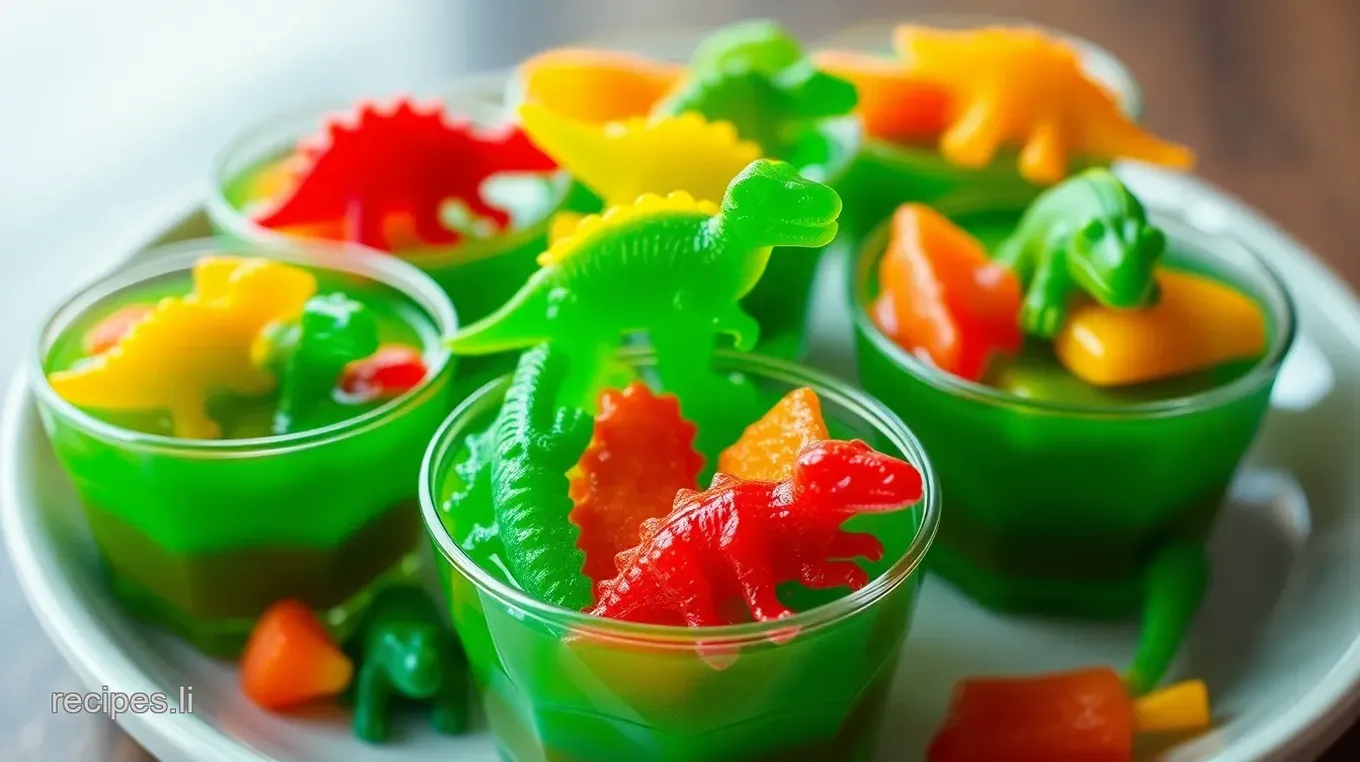 Dino Jello Cups Recipe