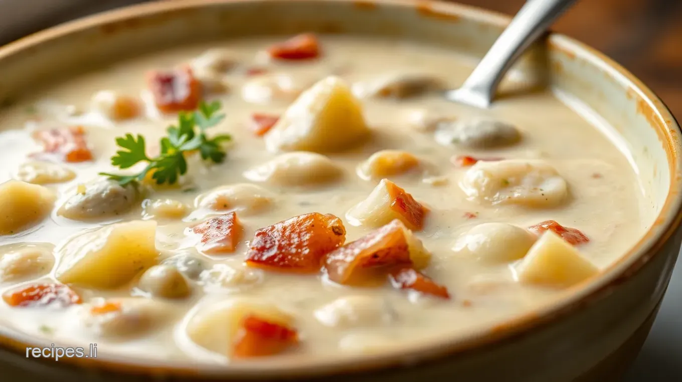 Grandmother's Omaha Clam Chowder (Without Dairy)