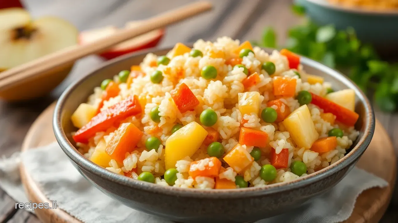 Curry Apple Fried Rice