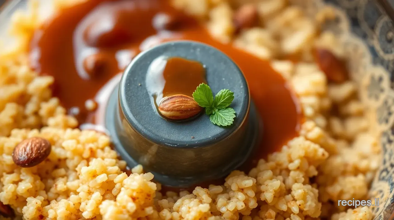 Almond-Crusted Asian Style Quinoa Bowl with Almond Sauce