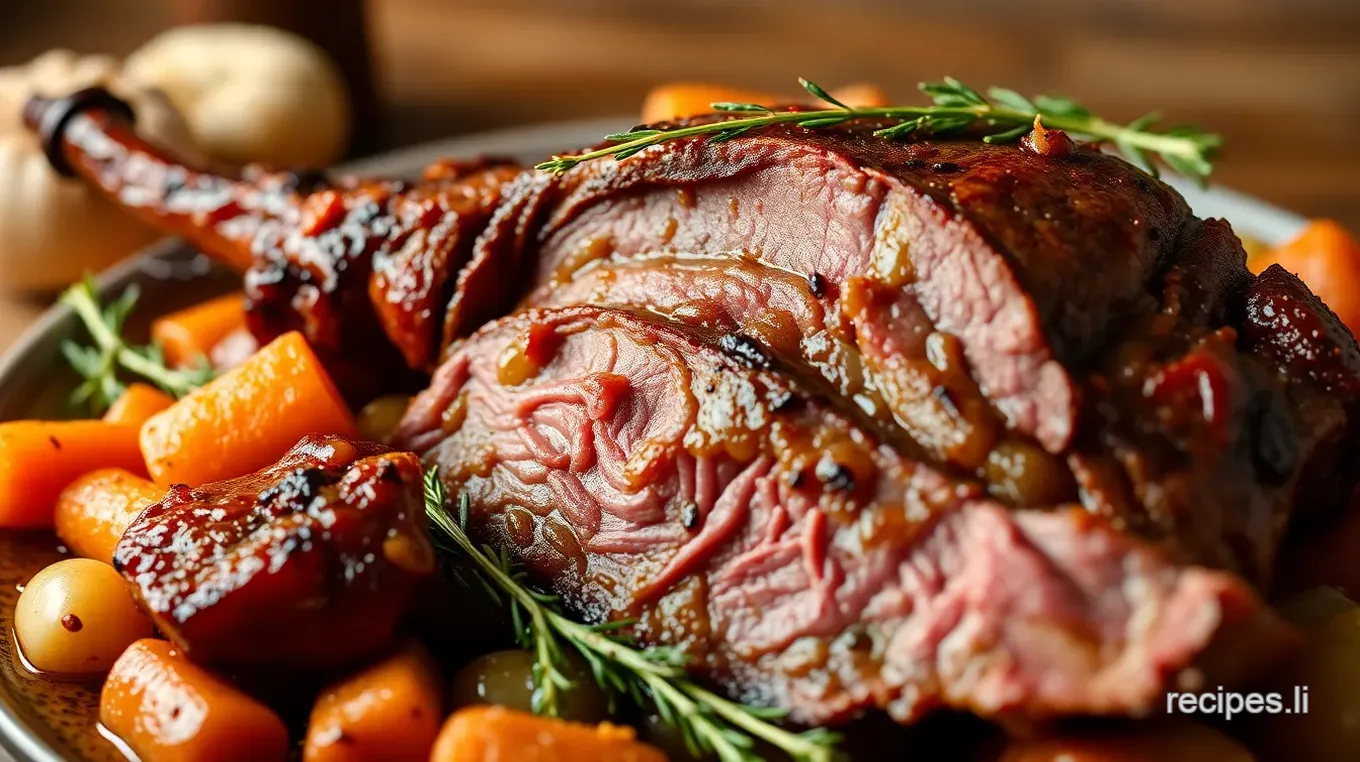 Herb-Crusted Roasted Venison Haunch