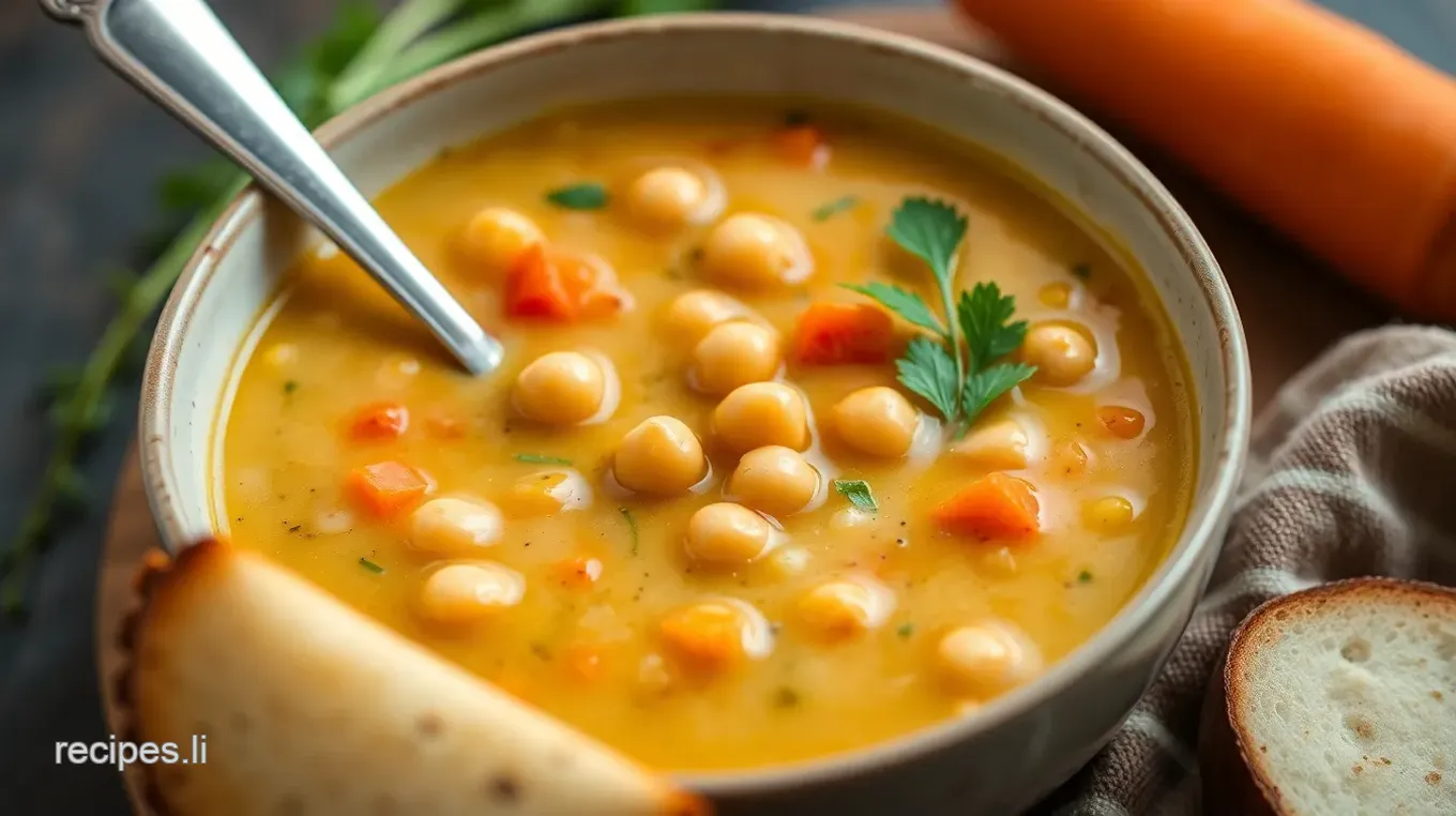 30-Minute Savory Chickpea Soup Recipe