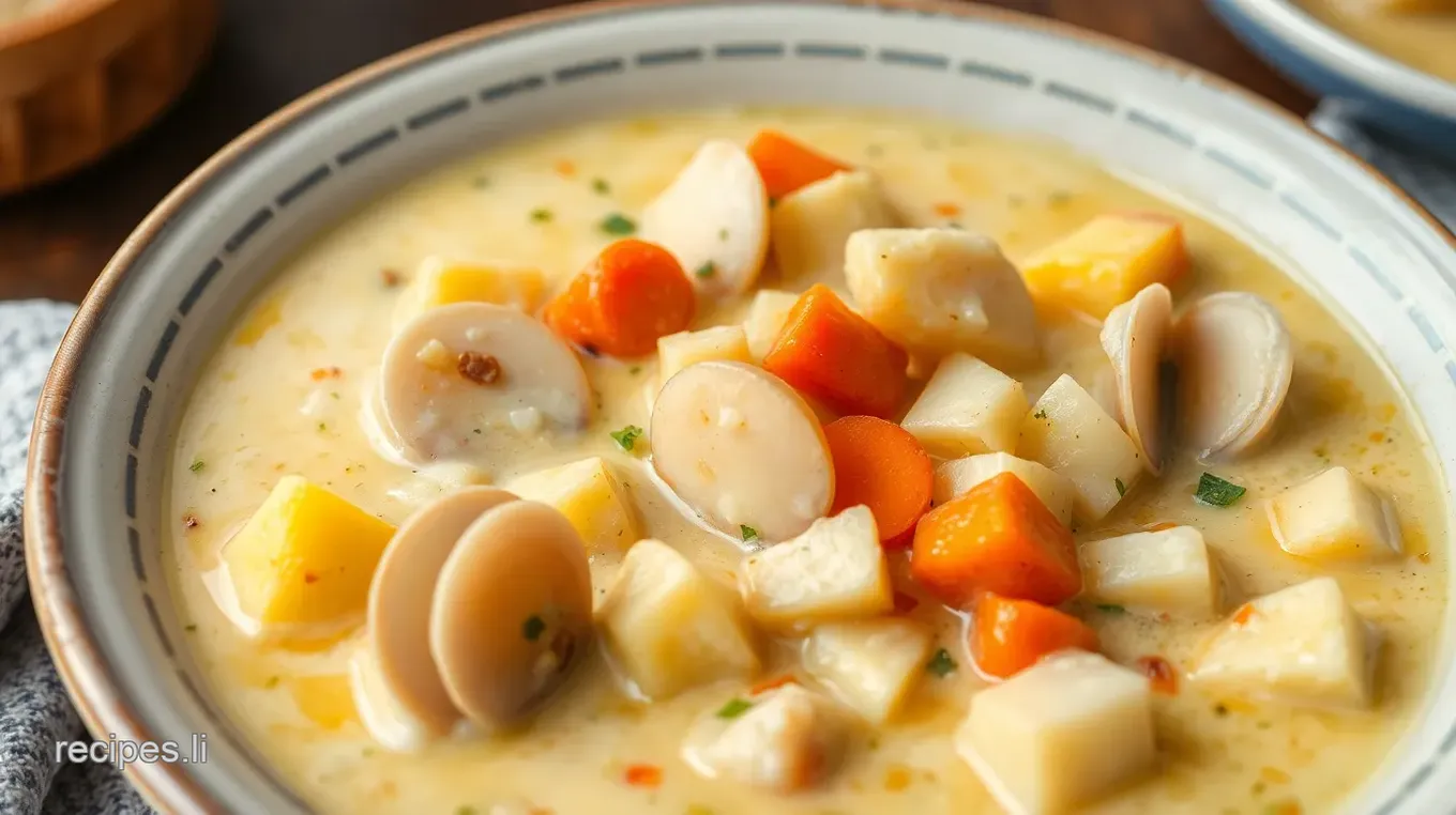 Grandma's Restaurant-Style Clam Chowder