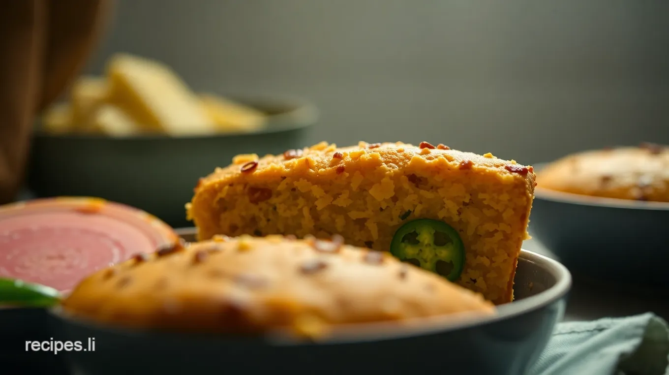 Spicy Mexican Cornbread with Jiffy