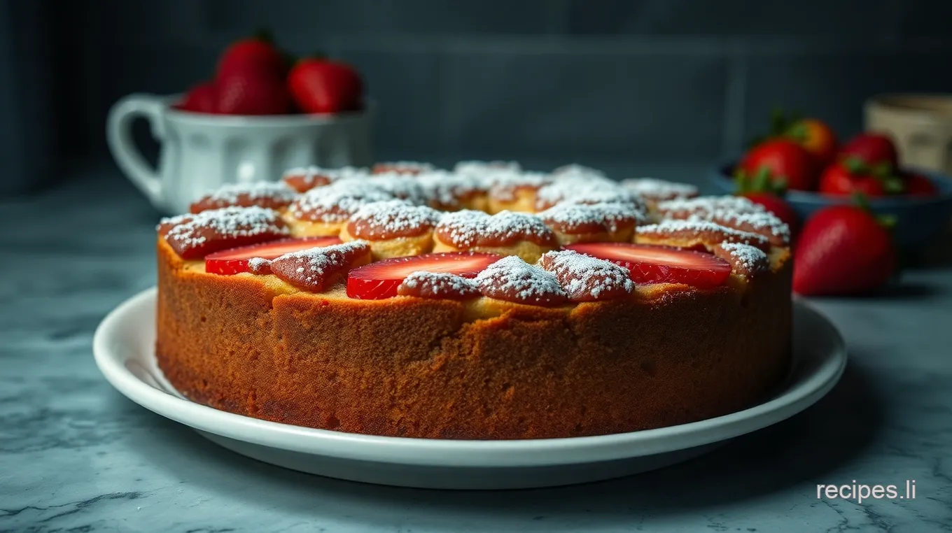 Strawberry Earthquake Cake Recipe