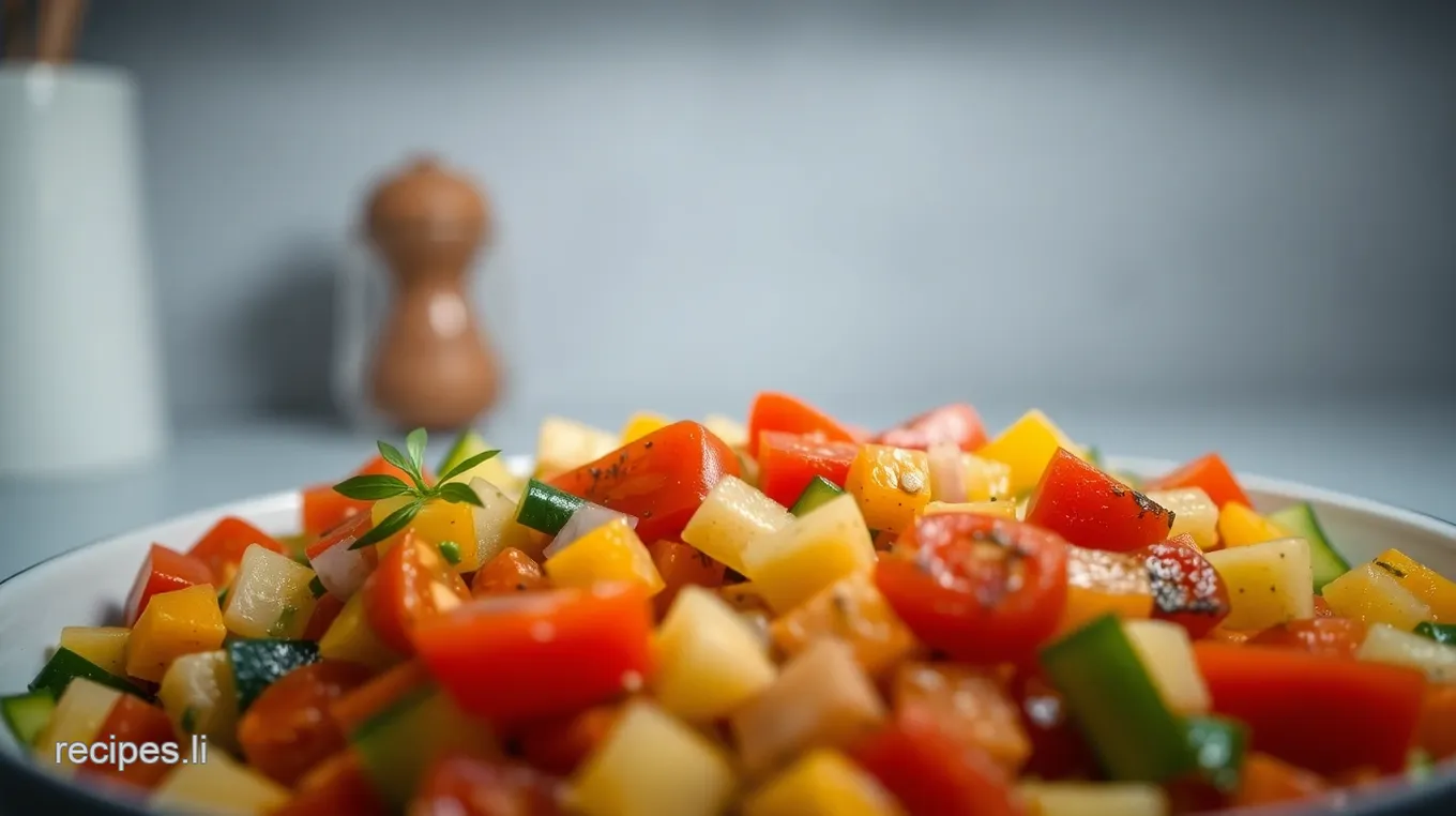 Vibrant Mediterranean Salad to Complement Paella