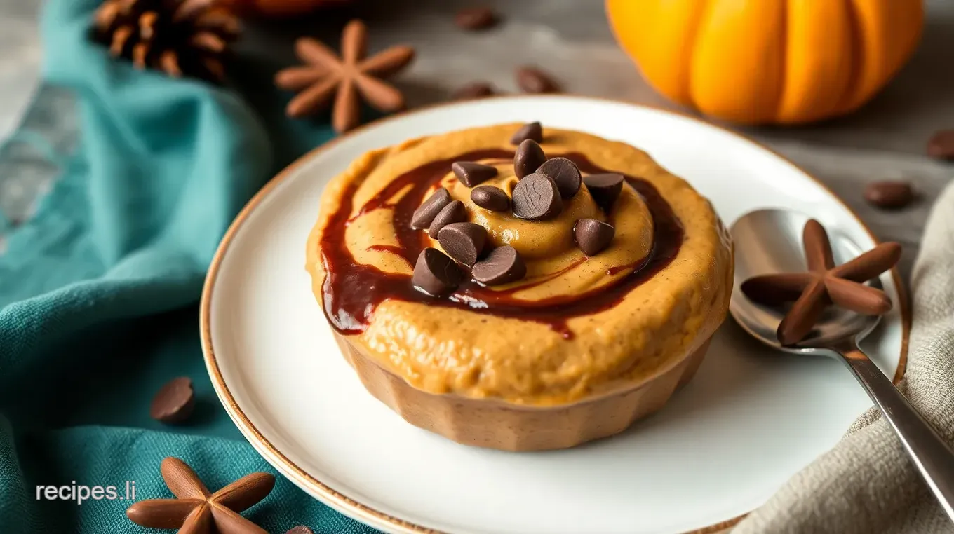 Whip Pumpkin Mousse with Rich Chocolate Delight