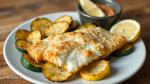 Fry Fish with Crispy Zucchini Chips