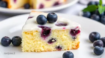 100 calorie blueberry ricotta cake recipe: Easy, Delicious, Guilt-Free Delight! recipe card