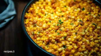 Ultimate Cajun Corn Casserole: Comfort in Every Bite! recipe card