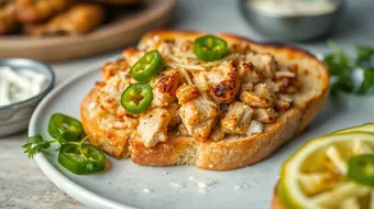 Grilled Chicken Sourdough Delight in 25 Min