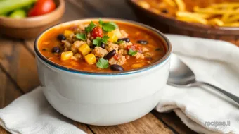 Quick Taco Soup with Ground Turkey Delight