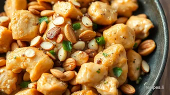 Sautéed Chicken with Chopped Almonds Delight