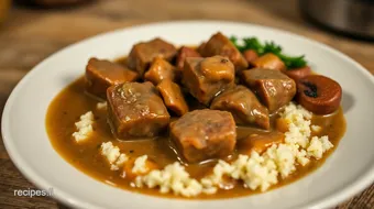 Ultimate Comfort: Savory Deer Meat Cube Steak Recipe with Mushroom Gravy recipe card