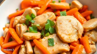 Stir-Fry Chicken with Frozen Carrots in 25 Min