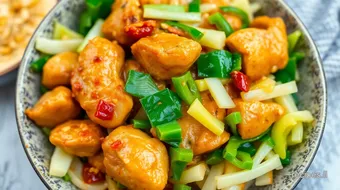 Stir-Fry Chicken with Savory Cabbage Delight