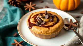 Whip Pumpkin Mousse with Rich Chocolate Delight