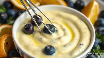 Whisk Blueberry Aioli with Garlic Delight