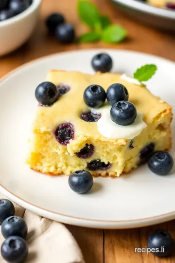 100 calorie blueberry ricotta cake recipe: Easy Delicious Guilt-Free Delight! presentation