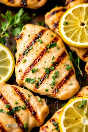 Charmed Life Lemon Herb Grilled Chicken presentation