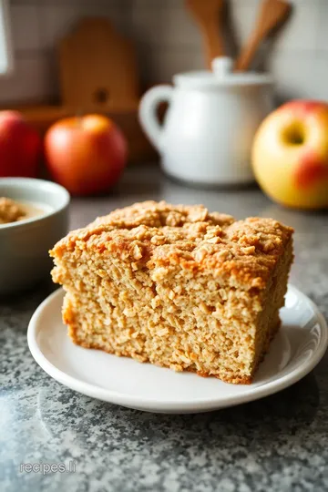 Apple Oatmeal Cake with Half and Half steps