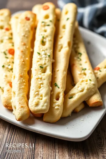 Cacio e Pepe Soft Breadsticks Recipe presentation