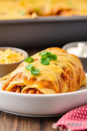 Cheesy Enchiladas with Wolf Brand Chile presentation