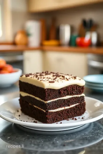 Classic 1920s Chocolate Layer Cake steps