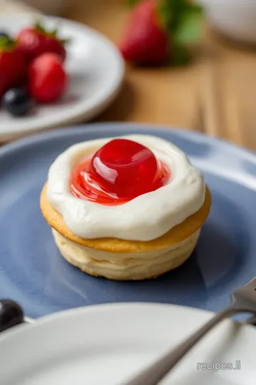 Ring-Shaped Pastry with Frosting and Jelly Filling presentation