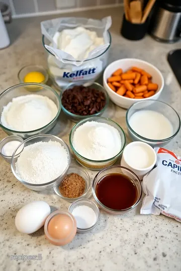 Spooktacular Chocolate Cake for Halloween ingredients