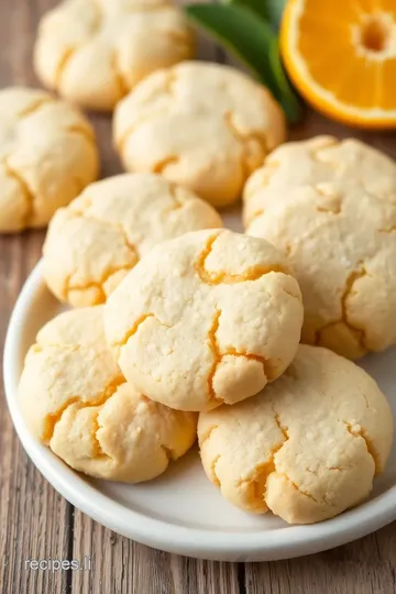 Orange Cranberry Ricotta Cookies presentation