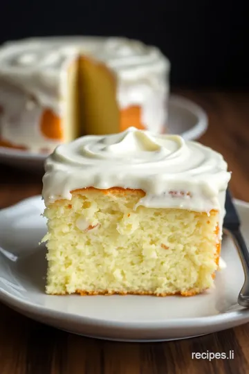 Delightful Baked Kefir Cake with Creamy Frosting presentation