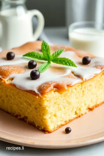 Moist & Flavorful Bake Kefir Sheet Cake presentation