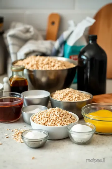 Bake Oat Molasses Bread ingredients