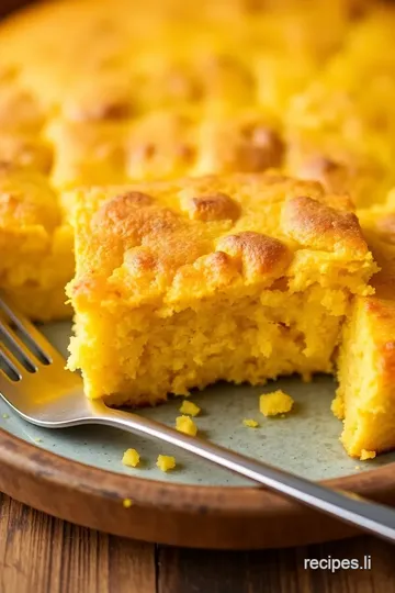 Southern Cornbread with Beef Tallow presentation