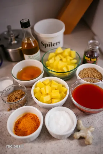 Bright and Zesty Yellow Ketchup ingredients