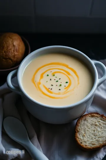 Charleston s Baked Potato Soup presentation