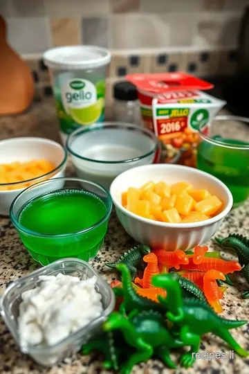 Dino Jello Cups Recipe ingredients