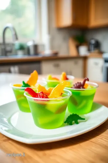 Dino Jello Cups Recipe steps