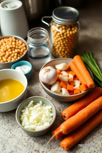 One-Pot Hearty Chickpea Soup ingredients