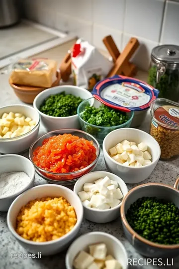 Crumpets with Caviar ingredients