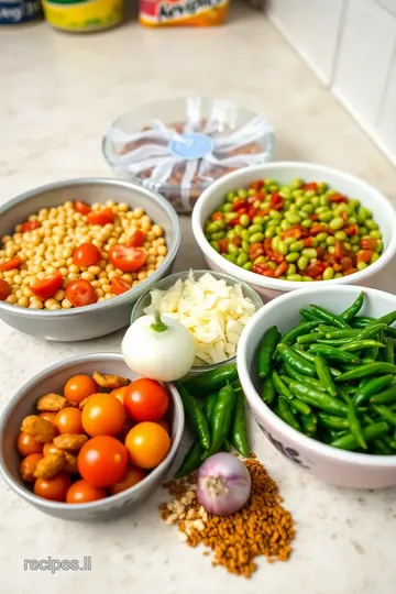 Cooked Sundakai Delicious Lentil Sambar ingredients