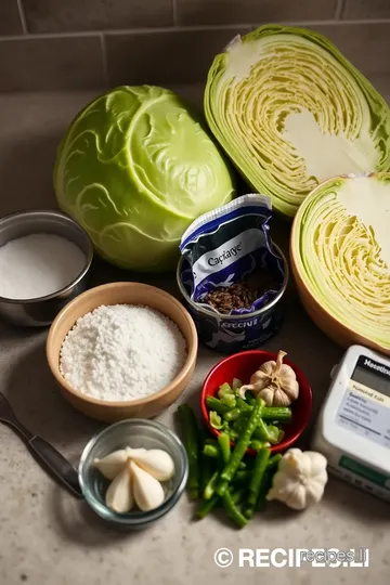 Traditional Coal Miner’s Sauerkraut in a Jar ingredients